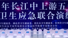 设在我院的国家紧急医学救援队（贵州）参加2019年长江中上游五省(市)卫生应急联合演练