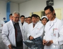 刘健教授与台湾大学附属医院黄胜坚教授带领神经外科年轻医师查房、讨论