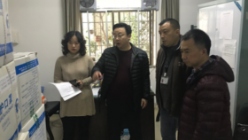 我院积极做好防疫设备安装和物资储备  