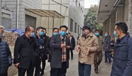 省生态环境厅、市生态环境局来院调研新型肺炎疫情环保防控工作