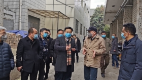 省生态环境厅、市生态环境局来院调研新型肺炎疫情环保防控工作