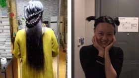 【多彩贵州网记者直击湖北鄂州】贵州援鄂护士剪掉留了5年的及腰长发