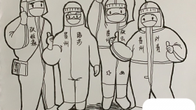 云朵朵“战疫”手记丨方舱里的插画师，和她画里的我们