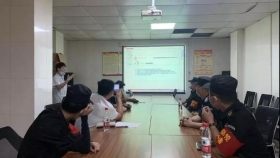 我院组织安保人员开展新冠肺炎疫情防控知识培训