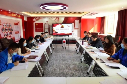 机关第一党支部召开党员大会专题学习党的二十大精神