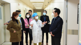 贵州省纪委省监委派驻贵州医科大学纪检监察组组长陈代勇到我院开展新冠病毒疫情防控调研式督查