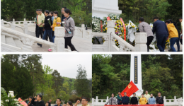 皮肤科党支部开展“缅怀革命先烈，坚定理想信念”清明祭英烈主题党日活动