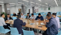 院长左石带队到后勤管理处调研食堂工作