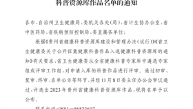 必赢84个健康科普作品入选2023年贵州省健康科普资源库