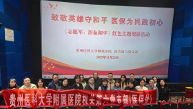 致敬英雄守和平 医保为民践初心——机关第六党支部主题党日活动观看《志愿军：浴血和平》